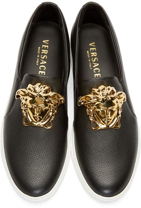 versace zip shoes men|versace collection men's shoes.